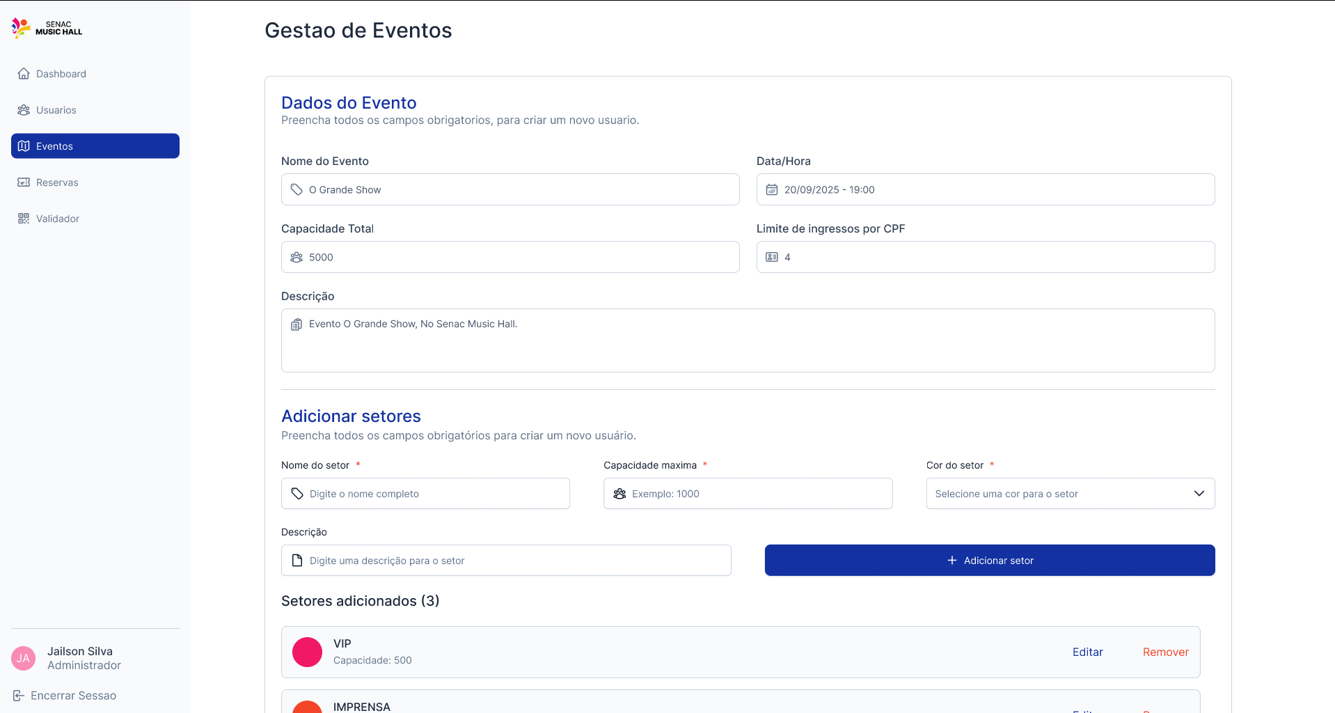 Senac Music Hall - Screenshot 3